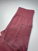 Legging Com Bolso - Vermelha