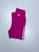 Short Adidas Com Bolso - Rosa