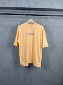 Camisetão fitness over - Laranja/Rosa