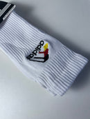 Meia Adidas Cano Alto - Branca