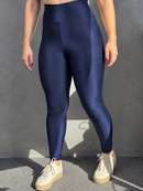 Legging Microcanelada - Azul