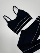 Conjunto Faixa Com Bolso - Preto