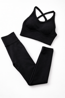 Conjunto Canelado - Preto