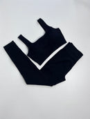 Conjunto Canelado Premium - Preto