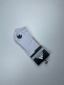 Meia Adidas - Branco - Cano baixo