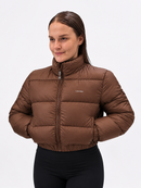 Jaqueta Puffer Calvin Klein Feminina - Marrom