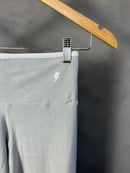 Conjunto Micro Canelado - Bicolor Cinza/Branco