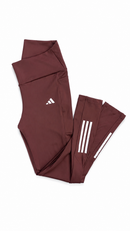 Legging Adidas Com Bolso - Marrom Claro