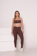 Conjunto Alo - Marrom
