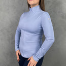 Jaqueta Slim ALO Meio Zíper - Azul