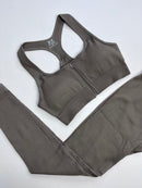 Conjunto Canelado Premium - Marrom