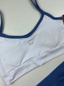Conjunto poliamida - Azul/Branco
