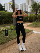 Conjunto Canelado Premium - Preto