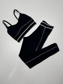 Conjunto Faixa Com Bolso - Preto