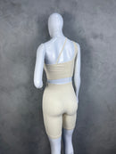 Conjunto Poliamida Premium - Bege