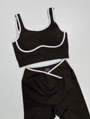 Conjunto Canelado Premium - Marrom