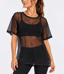 Blusa Tule - Preto