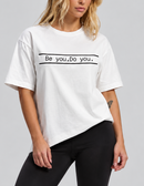 Camisetão be you do you - Off White