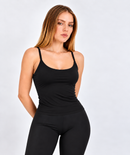Top alongado - Preto