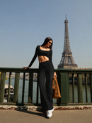 Conjunto Kethilen Flare Poliamida - PRETO